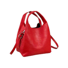 Load image into Gallery viewer, Italian Leather Bucket Bag