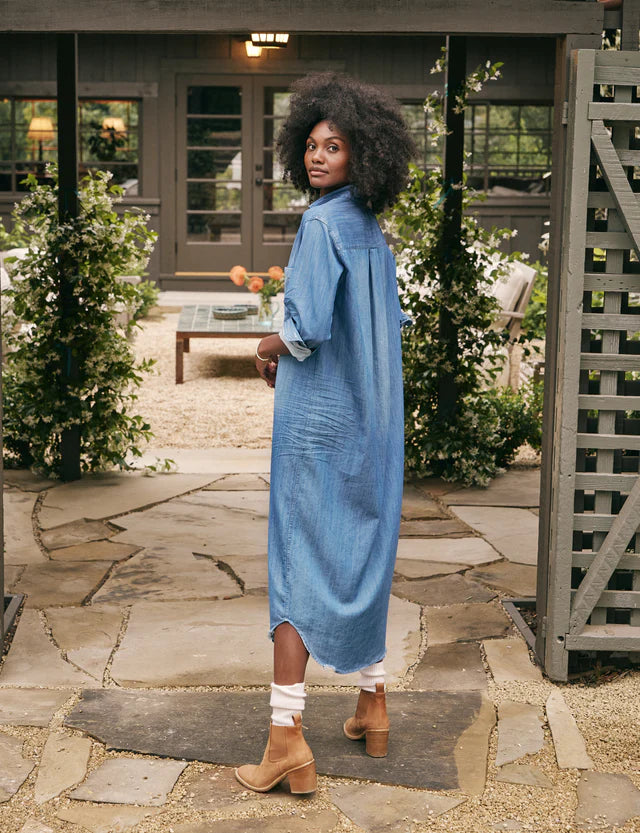 Frank & Eileen Rory Vintage Stonewashed Indigo, Famous Denim Indigo L Frank & Eileen Rory Vintage Stonewashed Indigo, Famous Denim Indigo L