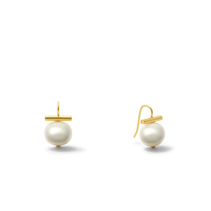 Petite Pebble Pearl Earrings