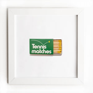 Tennis Matches Framed Art Print