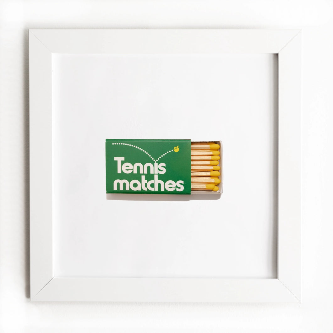 Tennis Matches Framed Art Print
