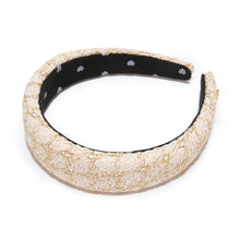 Load image into Gallery viewer, Lele Sadoughi Golden Ivory Alice Raffia Headband