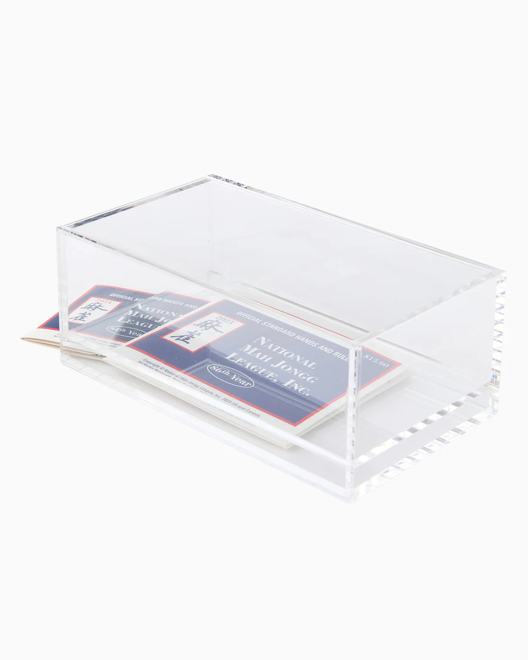 Mahjong Tile Acrylic Box | Clear