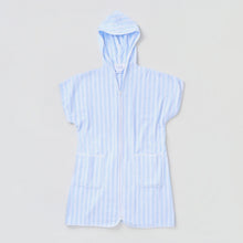 Load image into Gallery viewer, Weezie Towels Striped Swimsuit Coverup | Blue Stripe