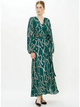 Load image into Gallery viewer, Oliphant Wrap Dress | Borealis Jade