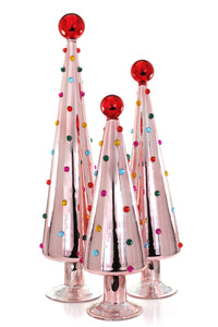 Confetti Polka Dot Christmas Trees | Set Of 3