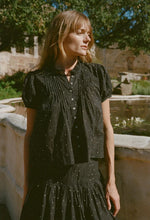 Load image into Gallery viewer, Ciao Lucia Laila Top Black Cotton Voile
