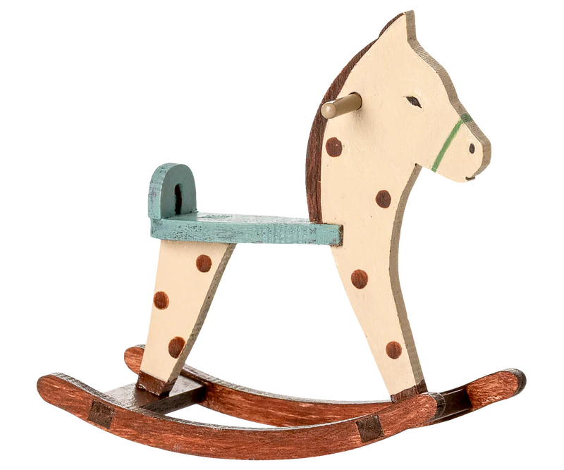 Maileg Rocking Horse, Mouse | Spotted