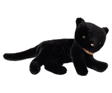 Load image into Gallery viewer, Maileg Sleeping Plush Kitten | Black Medium