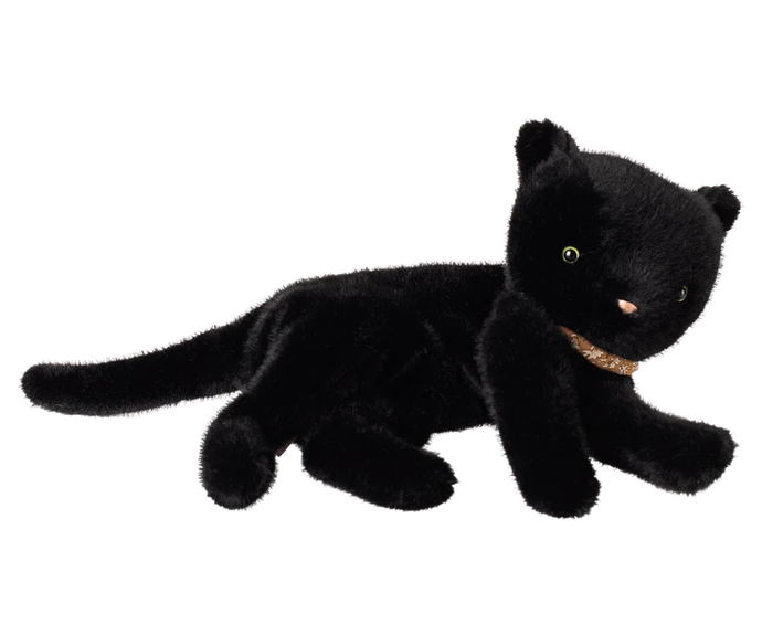 Maileg Sleeping Plush Kitten | Black Medium