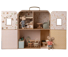 Load image into Gallery viewer, Maileg Suitcasa, Mouse House | Portable Dollhouse