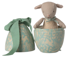 Load image into Gallery viewer, Stuffed animal toy in a decorative box with a matching bag on a white background