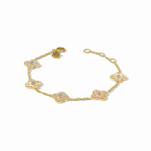 Load image into Gallery viewer, Julie Vos Colette Delicate Bracelet | Champagne &amp; Chalcedony Blue