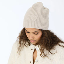 Load image into Gallery viewer, Kerri Rosenthal Cashmere Ribbed Knit Beanie | Light Mushroom
