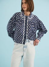Load image into Gallery viewer, Hunter Bell Finch Top | Thistle &amp; Vine Blue