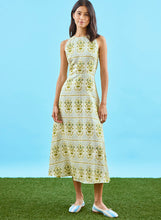 Load image into Gallery viewer, FINAL SALE Hunter Bell Faith Dress | Green Trellis