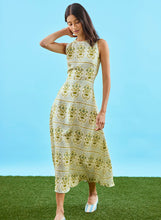 Load image into Gallery viewer, FINAL SALE Hunter Bell Faith Dress | Green Trellis