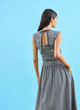 Load image into Gallery viewer, Hunter Bell Louise Dress | Black &amp; White Gingham