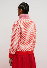 Load image into Gallery viewer, Dr. Bloom Jersey Optimist Knit | Pink &amp; Red