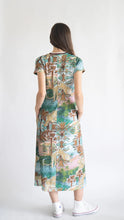 Load image into Gallery viewer, Las Sureñas Jersey Long T-Shirt Dress | Paradise
