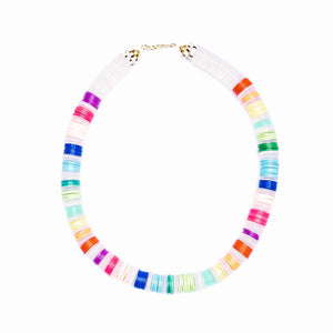 Gather Goods Rainbow Vinyl Necklace