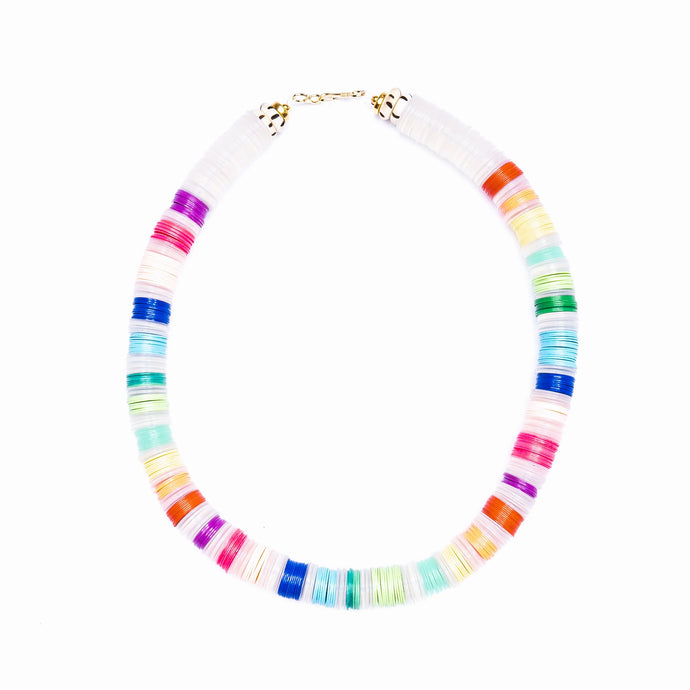 Gather Goods Rainbow Vinyl Necklace