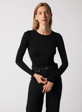 Load image into Gallery viewer, Majestic Filatures Soft Touch Long Sleeve Crewneck T-Shirt | Noir Black