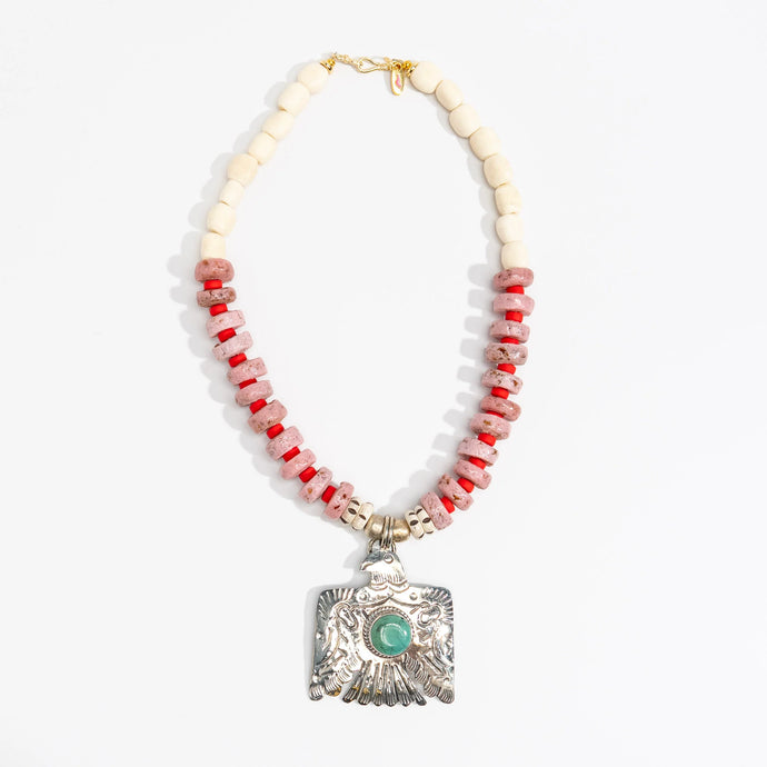 Gather Goods Metal Eagle Necklace