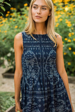 Load image into Gallery viewer, Marea Sara Shortie Dress | Navy Bandana