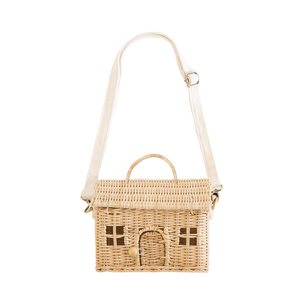 Rattan Casa Bag With Strap | Multiple Colors