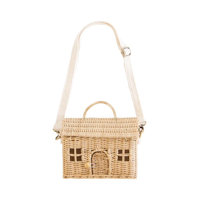 Rattan Casa Bag With Strap | Multiple Colors