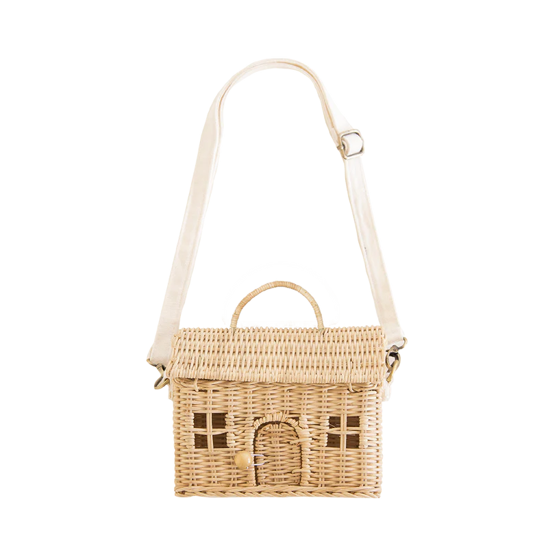 Rattan Casa Bag With Strap | Multiple Colors