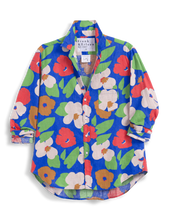 Load image into Gallery viewer, Frank &amp; Eileen | Eileen Relaxed Button-Up Shirt | Bright Blue Floral | Italian Classic Linen