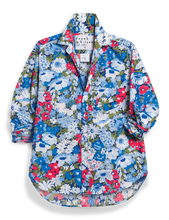 Load image into Gallery viewer, Frank &amp; Eileen Relaxed | Eileen Button-Up Shirt | Blue &amp; Red Floral Liberty London Fabric