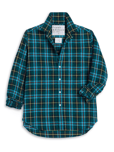 Frank & Eileen | Eileen Relaxed Button-Up Shirt Green, Blue, Yellow, Red Plaid Flannel
