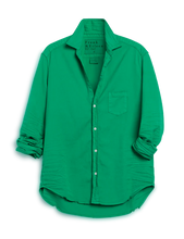 Load image into Gallery viewer, Frank &amp; Eileen | Eileen Relaxed Button-Up Famous Denim Kelly Green