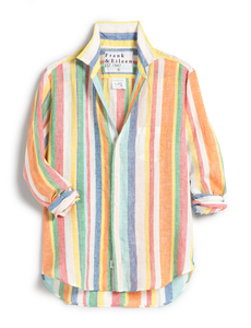 Frank & Eileen | Eileen Relaxed Button Up Multi-Color Stripe