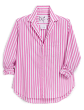 Load image into Gallery viewer, Frank &amp; Eileen | Eileen Relaxed Button-Up Shirt | Wide Pink Stripe