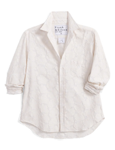 Load image into Gallery viewer, Frank &amp; Eileen | Eileen Relaxed Button Down | Textured Natural Flowers