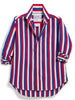 Frank & Eileen Eileen Button Down | Red Blue Cream Stripe
