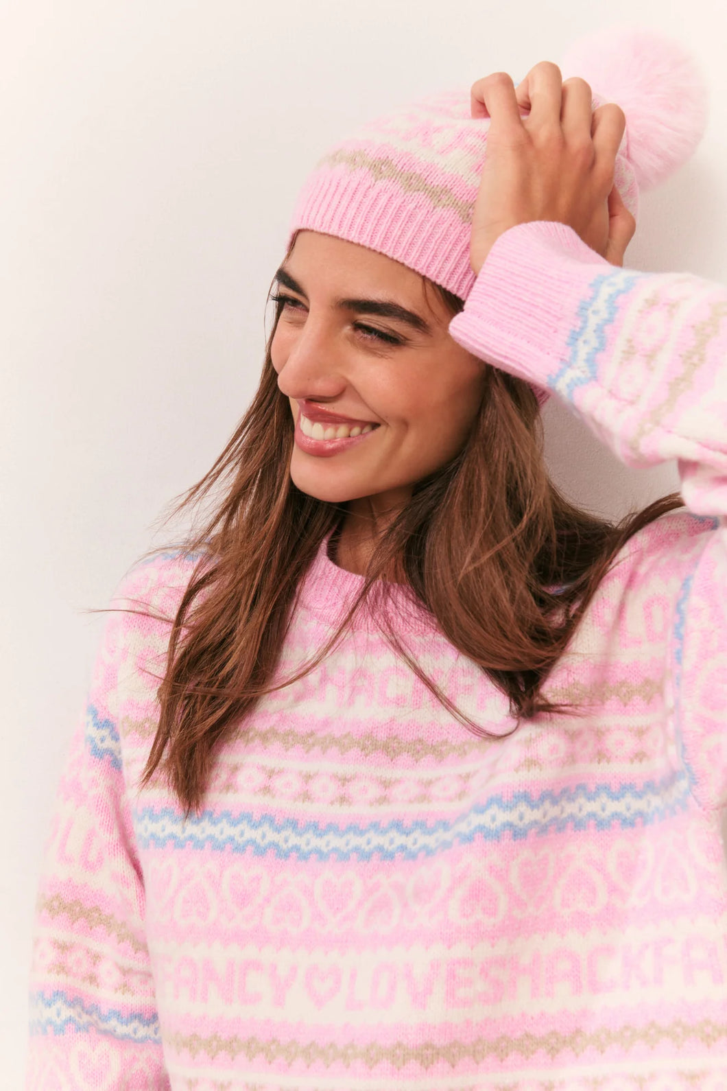 LOVESHACKFANCY Sanibel Wool Fair Isle Beanie | Assortment