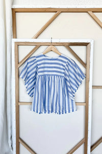 Emerson Fry Basalie Top | Scallop Blue Stripe