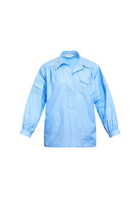Hunter Bell Evangeline Shirt | Oxford Blue