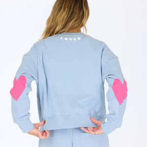 Kerri Rosenthal Ex-Boyfriend Sweatshirt | Slate Blue