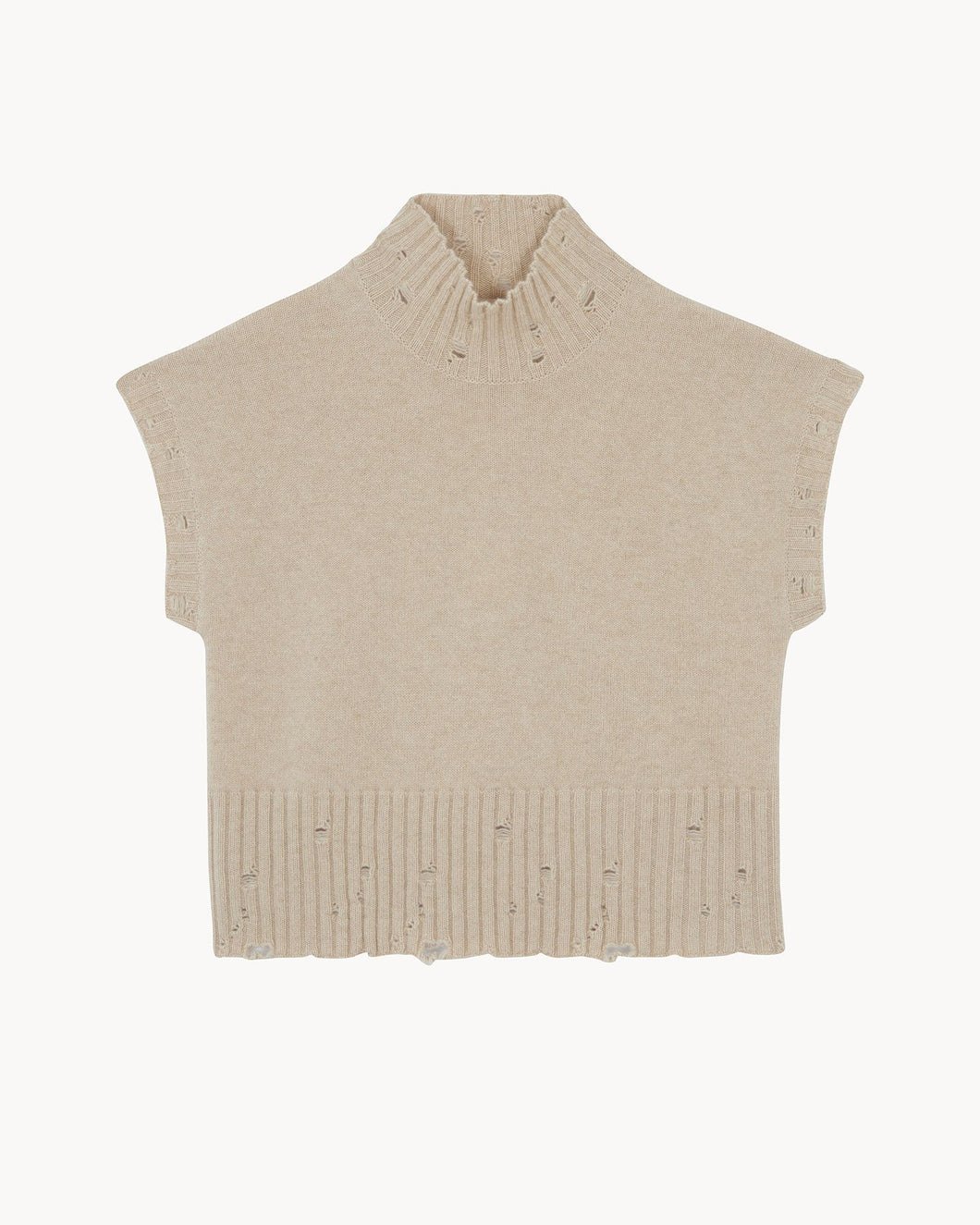 Kujten Paris Lala Chimney Neck Cashmere Sweater | Organic