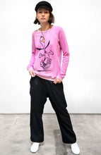 Load image into Gallery viewer, FREECITY FREE CITY BASIC-GOODNESS SCHULZ SUPERVINTAGE YUMM raglan | SNOOPY PINKPOWDER