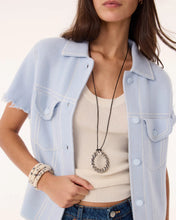 Load image into Gallery viewer, Kujten Jessinda Short Jacquard Cashmere Jacket | Brume