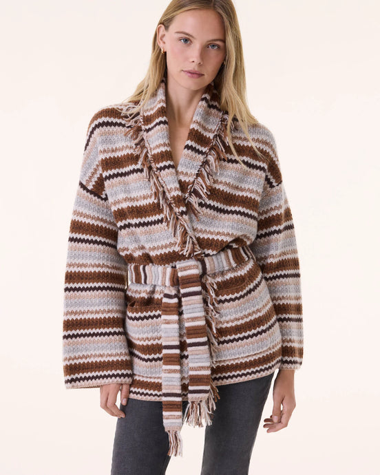 Kujten Paris Cashmere Jacket Zaina | Camelo Brown