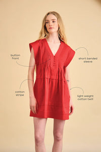 Hunter Bell Parker Dress | Aces Red