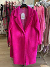 Load image into Gallery viewer, Vilagallo Siena Neon Pink Coat